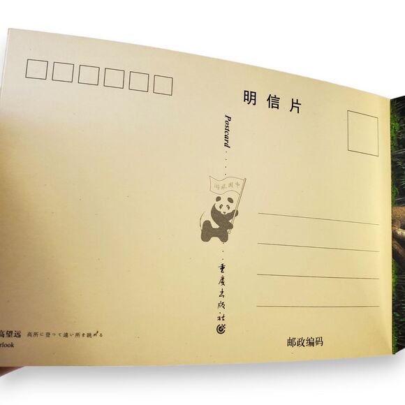 Giant Panda Postcard Book 2006 China 20 Cards Souvenir FLAWED For Crafts - Picture 8 of 11